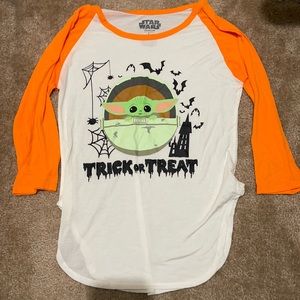 LARGE Halloween Baby Yoda Shirt